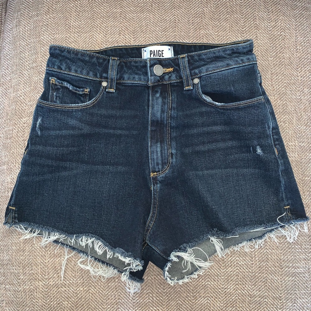 EUC Paige Margot Short High W Jean Shorts Size 27.